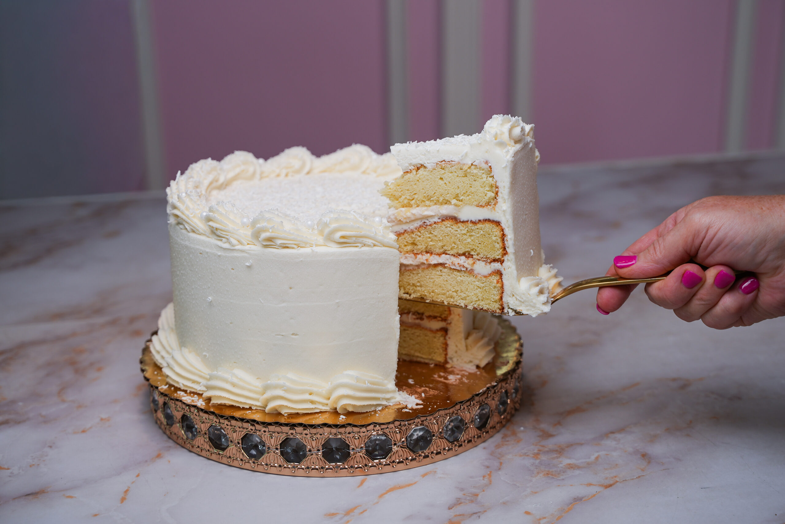 Triple Vanilla Cake - Image 4