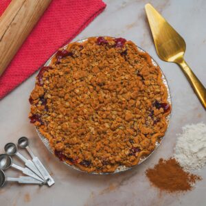 Cherry Crumble Pie